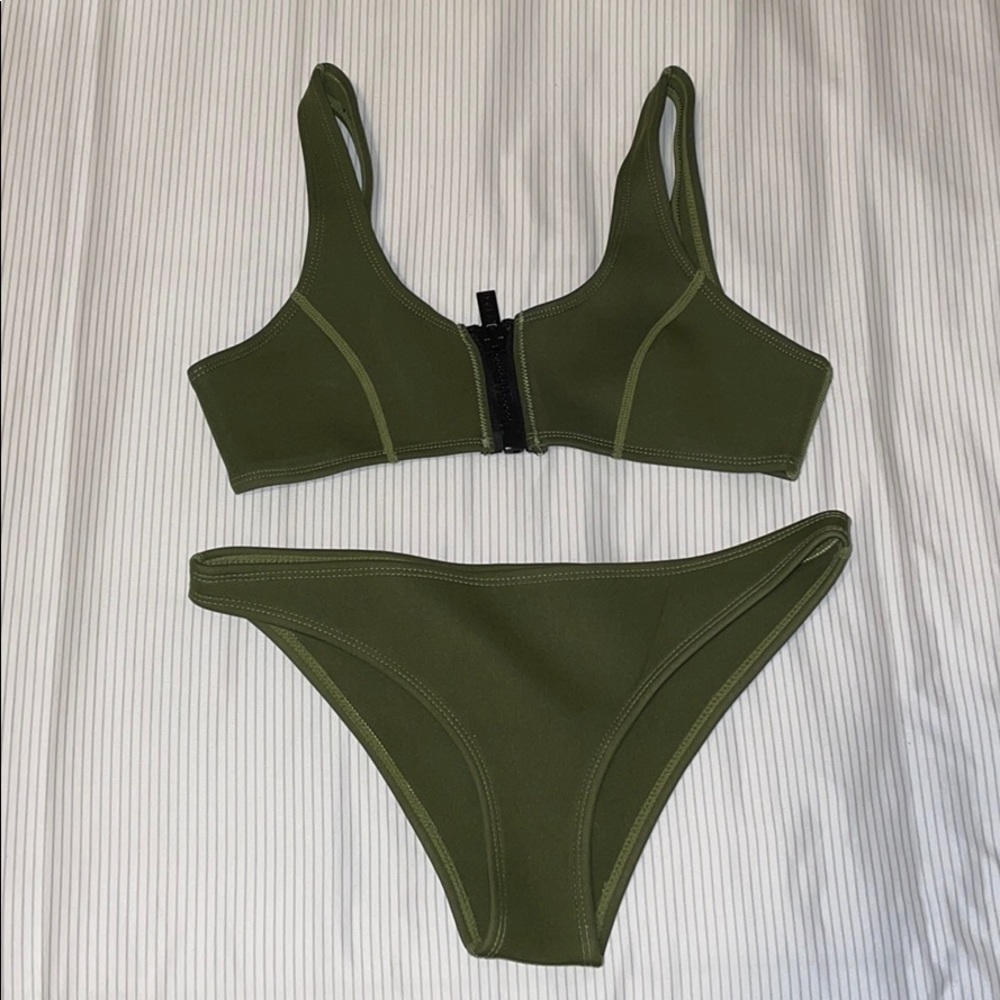 hoaka swimwear two piece KHAKI